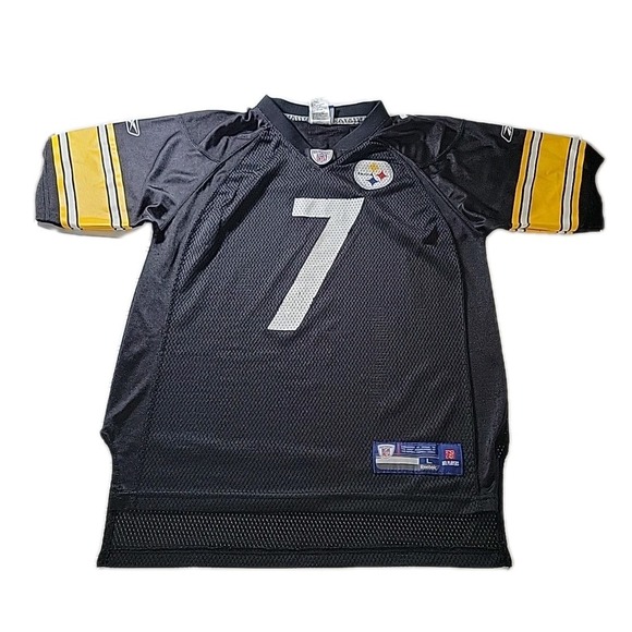 NFL Pittsburgh Steelers Ben Roethlisberger Football Jersey Youth‎ Large Reebok - Picture 2 of 9